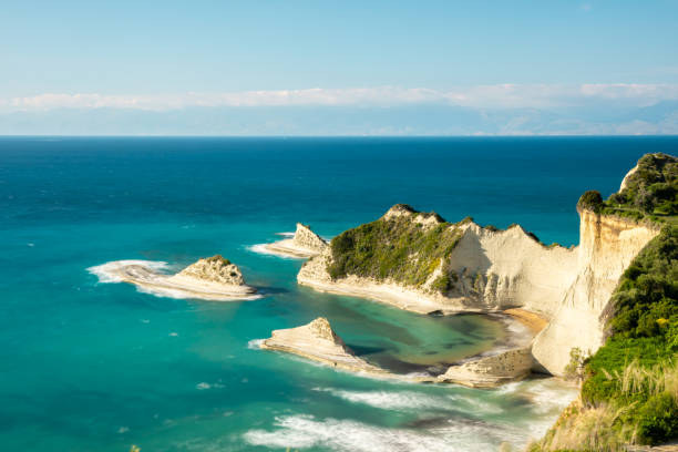 istock Scenic view of Cape Drastis cliffs, Corfu, Greece 1151430009