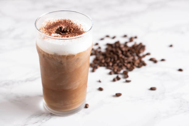 istock iced cappuccino with coffee bean 1151434300
