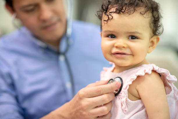 istock Happy baby medical check up 1151435516
