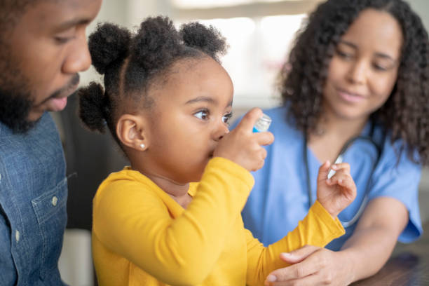 istock A young girl with asthma 1151435532
