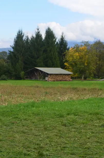 Great photo of a italian builden in the countryside