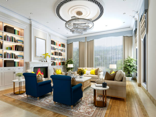 istock 3D Render of Living room 1151441359