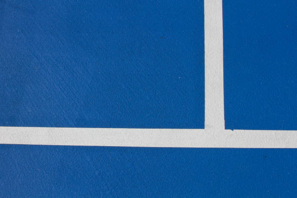 istock blue training tennis court with white line , top view 1151445849
