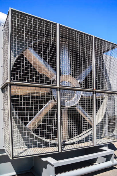 Industrial cooler Coolers for Natural gas compressor stations refrigeration business air conditioner factory stock pictures, royalty-free photos & images