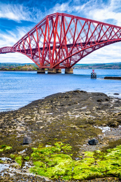 Forth Railway Bridge in Edinburgh, Scotland, UK