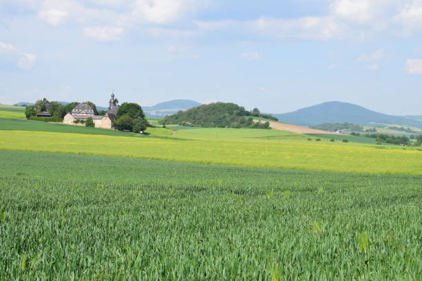 istock wide fields around Fraukirch pilgrim's church 1151453164
