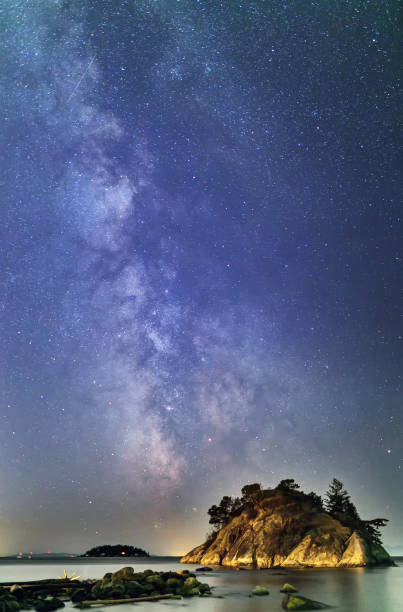 istock Milky Way with islet, Whytecliff Park, West Vancouver, BC, Canada 1151458155