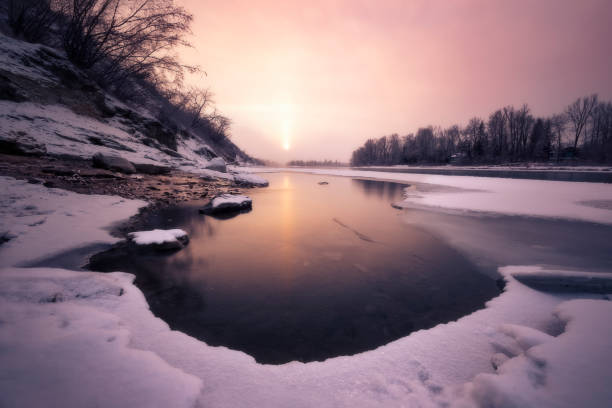 istock Winter sunrise landscape 1151458184