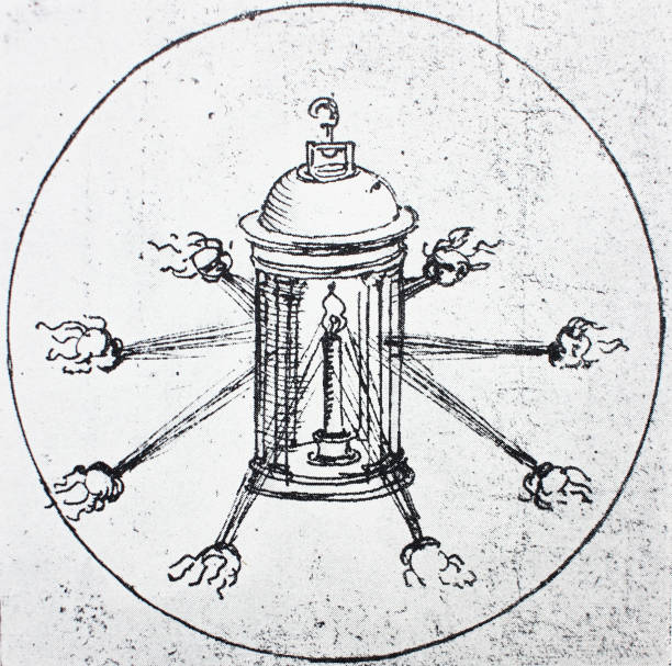 istock The sketch of mechanism by Leonardo da Vinci 1151460358
