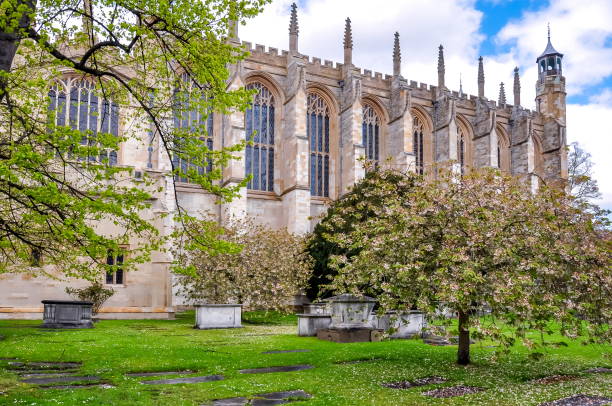 istock Eton College Chapel and courtyard in spring, UK 1151463648