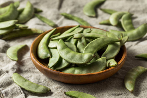 istock Raw Green Organic Indian Desi Papdi 1151467976