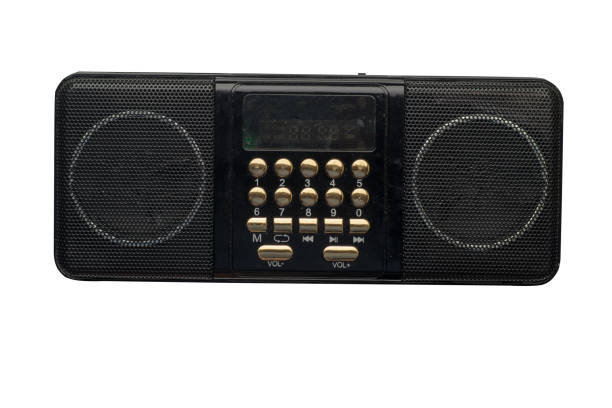 istock Pocket FM radio mp3 player isolated on a white background. 1151469441
