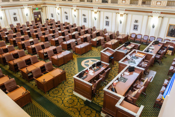 izba reprezentantów izby reprezentantów kapitolu stanu oklahoma w oklahoma city, ok. - legislative chamber zdjęcia i obrazy z banku zdjęć