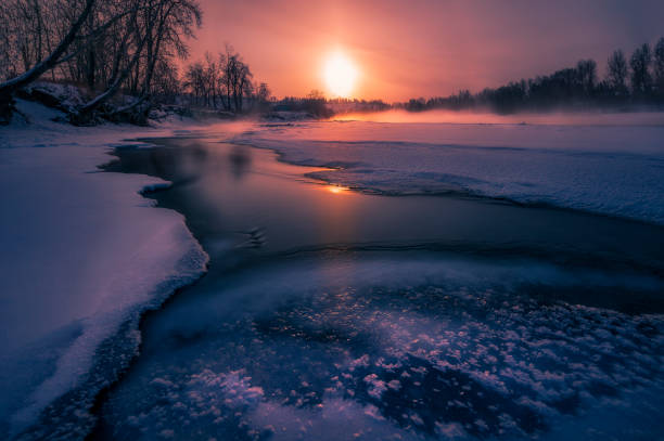 istock Sunrise over the water 1151476753