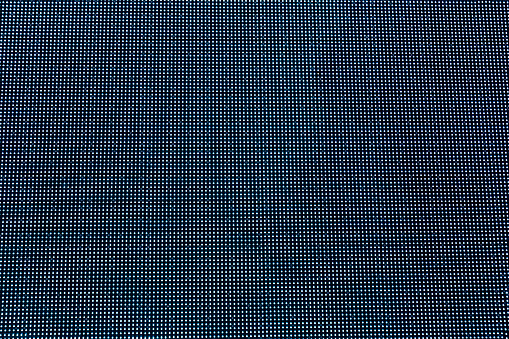 Closeup led screen display, abstract background with copy space, full frame horizontal composition