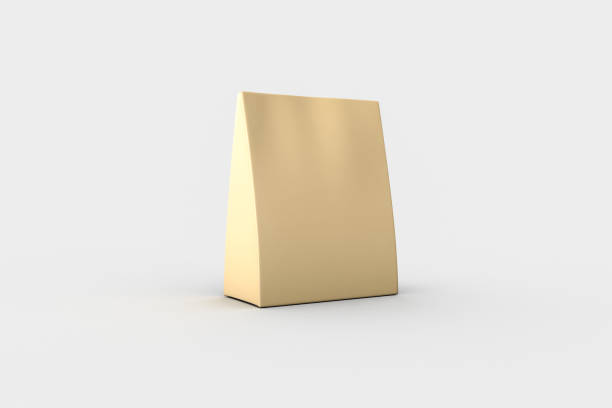 istock Blank Kraft Paper Shopping Bag on White 1151479404