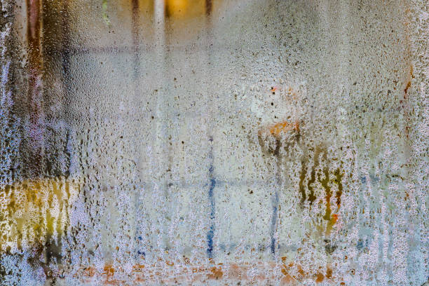 istock Water droplets on window glass 1151481228