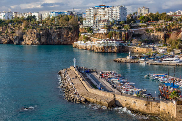 istock Antalya yacht marina view 1151489632
