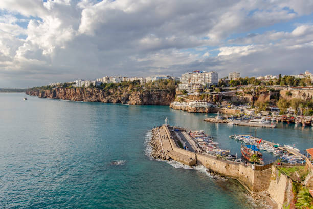 istock Antalya yacht marina view in Turkey 1151490599