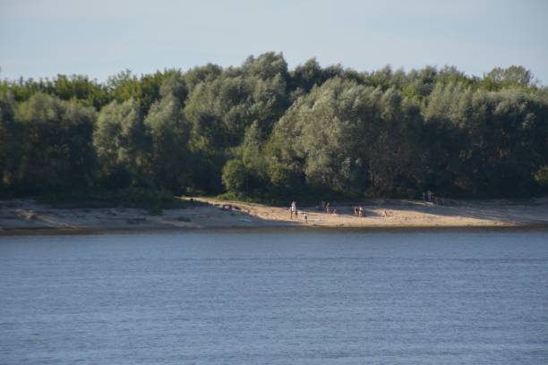 istock Oka river, Volga’s tributary 1151493113