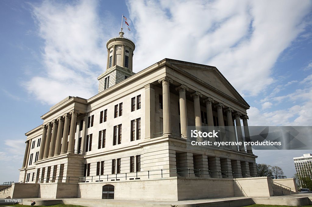 Capitole de l'État du Tennessee, Nashville - Photo de Chapiteau - Colonne architecturale libre de droits