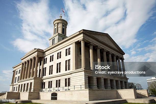 Photo libre de droit de Capitole De Létat Du Tennessee Nashville banque d'images et plus d'images libres de droit de Chapiteau - Colonne architecturale - Chapiteau - Colonne architecturale, Bâtiment fédéral, Nashville