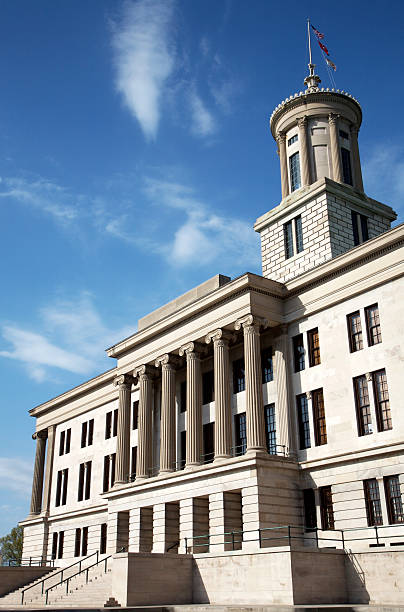 tennessee state capitol-nashville - tennessee nashville capital government zdjęcia i obrazy z banku zdjęć