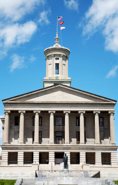 tennessee state capitol-nashville - tennessee nashville capital government zdjęcia i obrazy z banku zdjęć