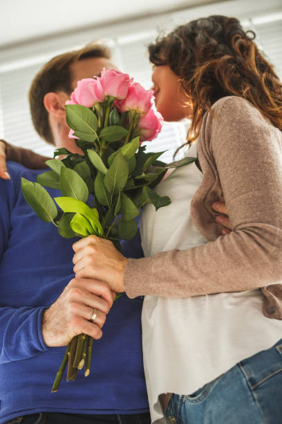 istock Happy couple celebrating Valentine's day 1151496791