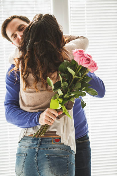 istock Happy couple celebrating Valentine's day 1151496794