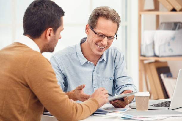 istock Two business men together in the office 1151497002