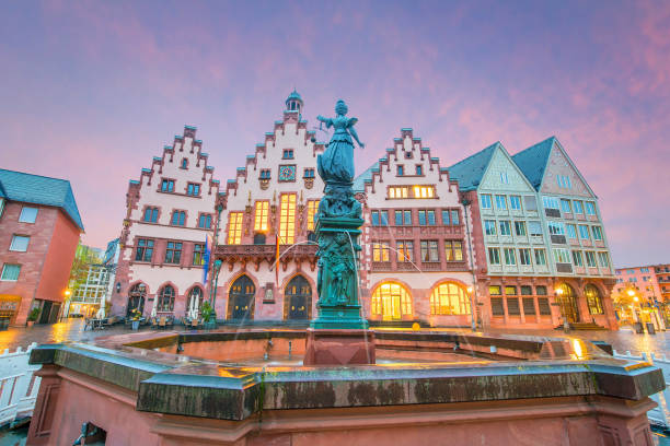 istock Old town square romerberg in Frankfurt, Germany 1151497037