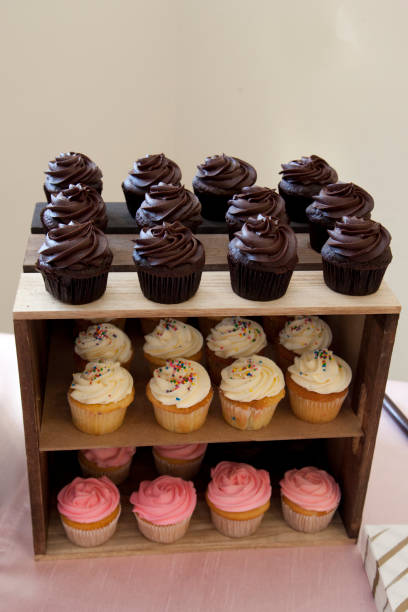 istock Three kinds of yummy cupcakes 1151500800