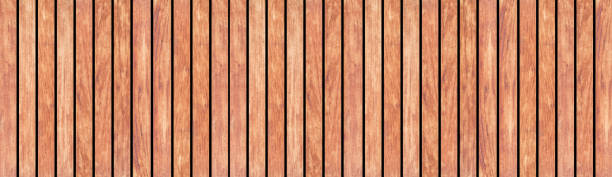 istock Panorama of Brown wood wall texture and background 1151500886