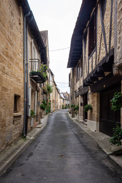 istock Dark narrow rustic street 1151505141