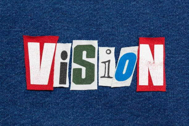istock VISION word collage from cut tee shirt letters on denim, forward thinking 1151512340