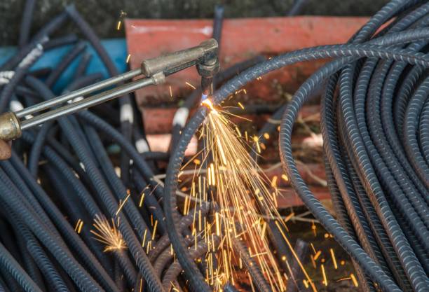 istock cutting metal with acetylene torch 1151518684