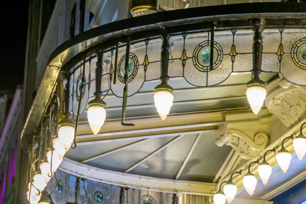 istock Ornate ironwork on old fashioned London theatre 1151521703