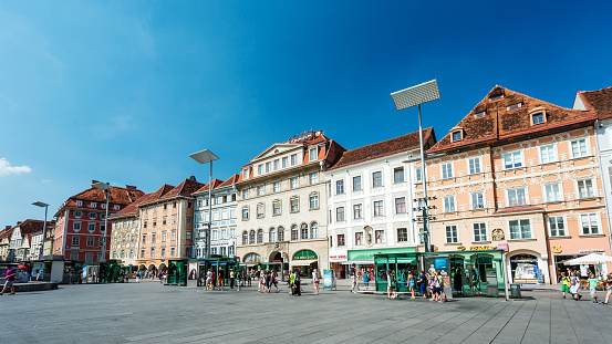 Graz, Austria, Styria, Pedestrian Zone, Old Town