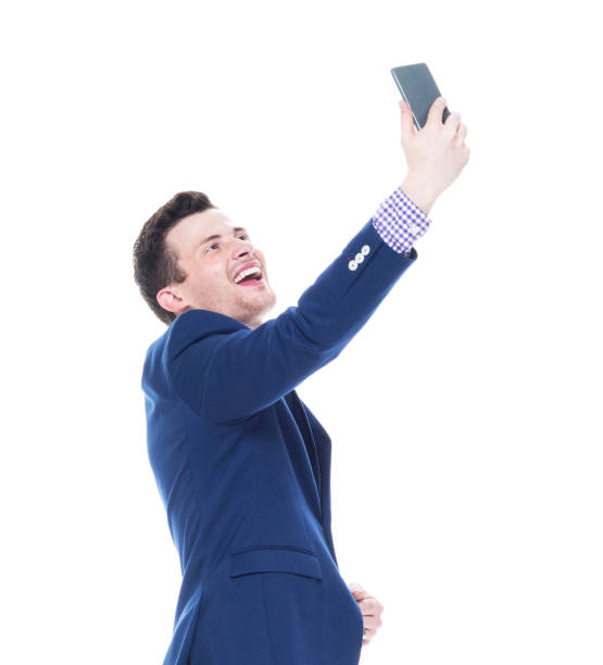 istock Handsome businessman taking a selfie 1151534066