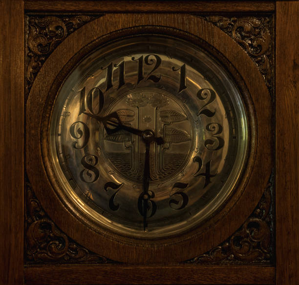 istock Grandfather clock in wooden case 1151538109