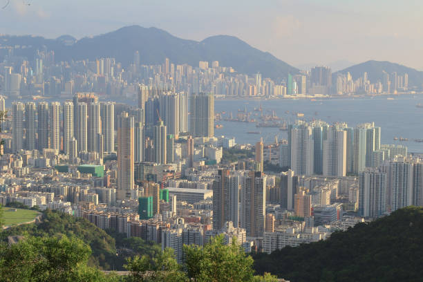 istock 31 may 2014  west Kowloon at Beacon Hill 1151539156