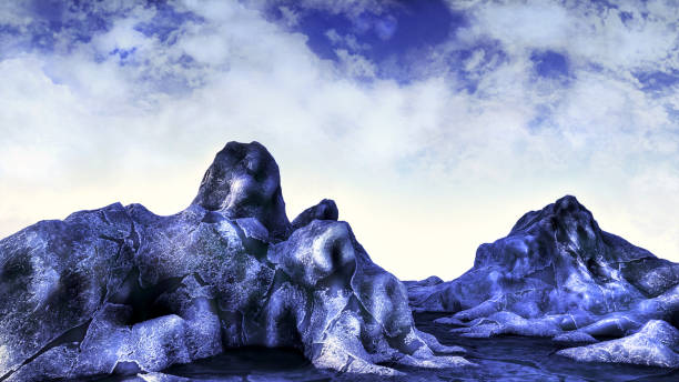 istock 3d render of an arctic landscape 1151539475