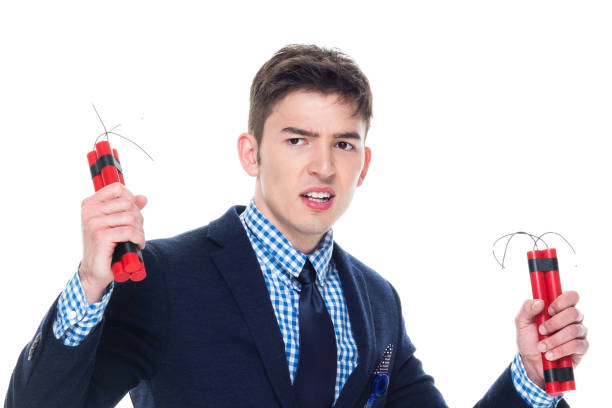 istock Attractive businessman has TNT 1151539586