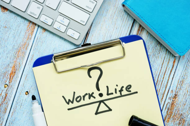 istock Work life balance concept written on a clipboard. 1151539627