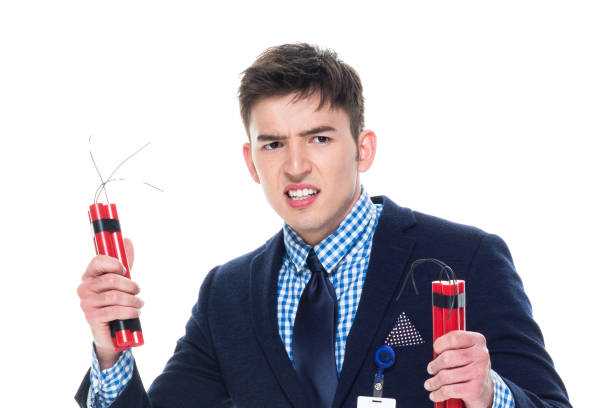 istock Attractive businessman has TNT 1151540275