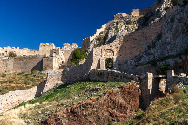 istock Ruins of Acrocorinth acropolis, Greece 1151540523