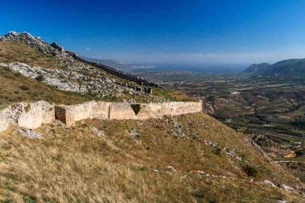 istock Ruins of Acrocorinth acropolis, Greece 1151540527