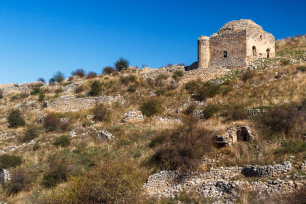 istock Ruins of Acrocorinth acropolis, Greece 1151540556