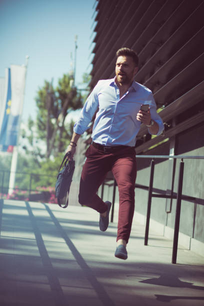 istock Oh no, I'm late for the meeting again. 1151542069